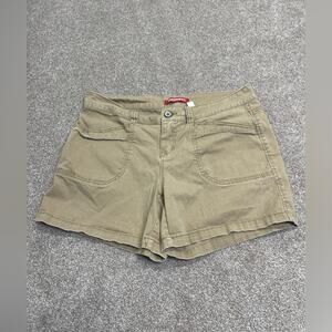 McBling Micro Mini Shorts sz 13 rugged Gorpcore safari Unionbay Utility Cargo